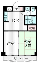 レヂオンス花小金井パートⅡの物件間取画像